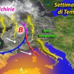 METEO: SETTIMANA RICCA DI TEMPORALI SULL’ITALIA