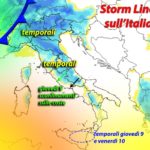 METEO: IN ARRIVO ‘STORM-LINE’, ONDATA DI TEMPORALI AL CENTRO-NORD