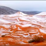 FINALMENTE LA NEVE!! NEL DESERTO DEL SAHARA, DOPO 37 ANNI (FOTO)